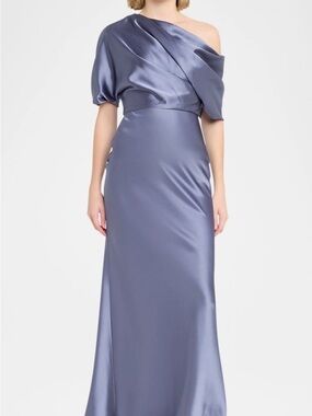 versace jennifer lopez green dress Amsale Pearce Gown BHLDN main image 1